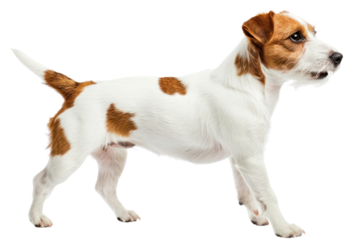 PNG  Alert Jack Russell Terrier standing