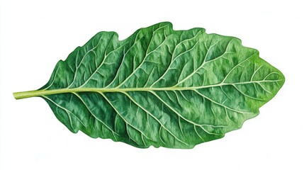 Obraz premium A Lush Green Herb Leaf with Amazing Healing Properties Captured in Stunning Detail and Clarity