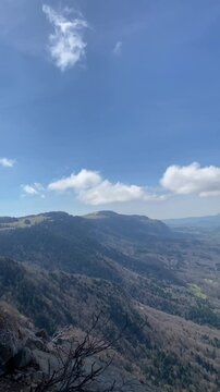 Video taken from the summit of the Sal&egrave;ve, a mountain with the Haute Savoie cross. We can see the Arves valley, as well as Switzerland and Geneva. The view is panoramic. 