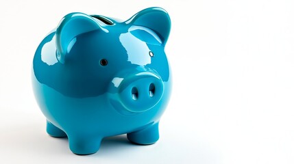 piggy bank isolated on white