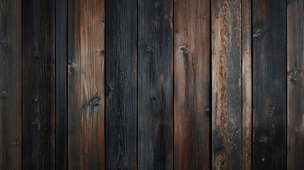 Naklejka premium Dark Wooden Plank Texture