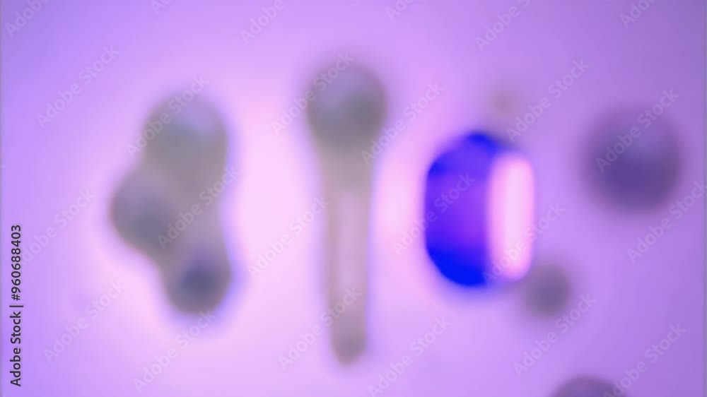 Aufkleber microscopic view of bacteria under magnification in a laboratory setting. concept of microbiology re