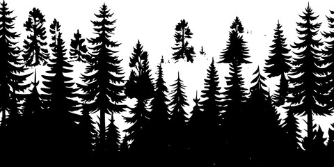 silhouette isolated on white
