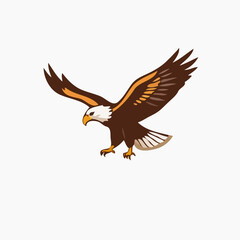 Eagle Soaring in Flight

