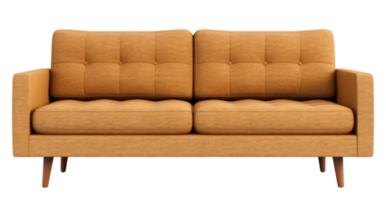 PNG Furniture armchair brown sofa.
