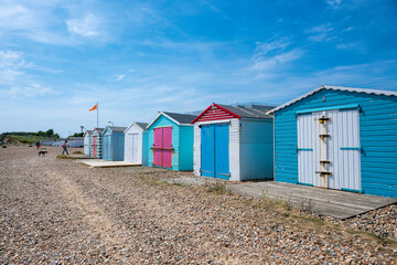 beach huts at the beach