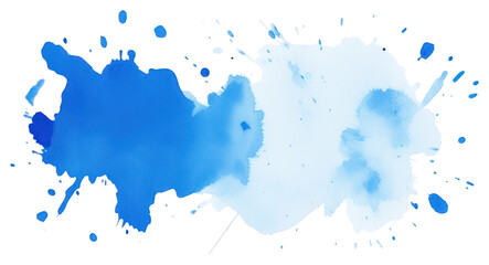 Obraz premium PNG Paint splatter backgrounds stain blue.
