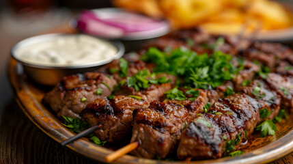 Greek Souvlaki Platter 