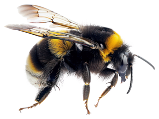 PNG Bumblebee invertebrate andrena animal.