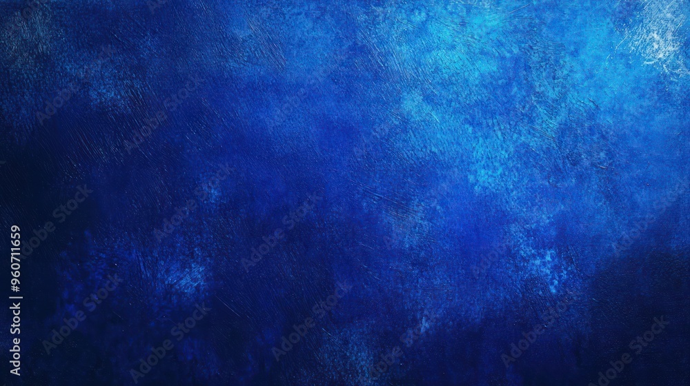 Poster a vibrant abstract texture in deep shades of blue, creating a calming and immersive visual experienc