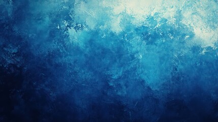 Fototapeta premium Abstract blue textured background featuring deep ocean hues.