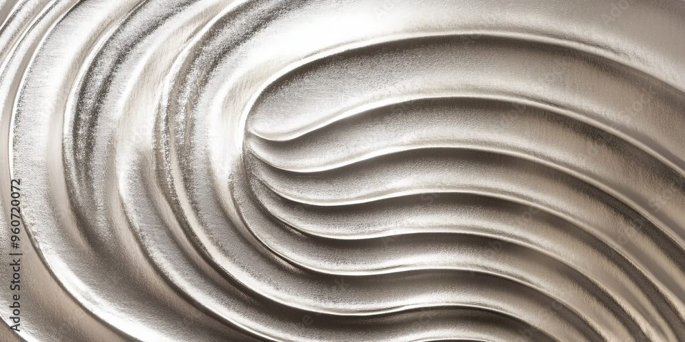 Poster a bright textured surface with a smooth, satin finish, accented by subtle, radial patterns that enha