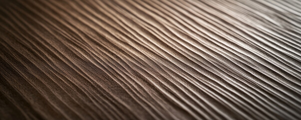 Fototapeta premium A brown textured surface with a soft, brushed finish, featuring fine, parallel lines that add depth and warmth.