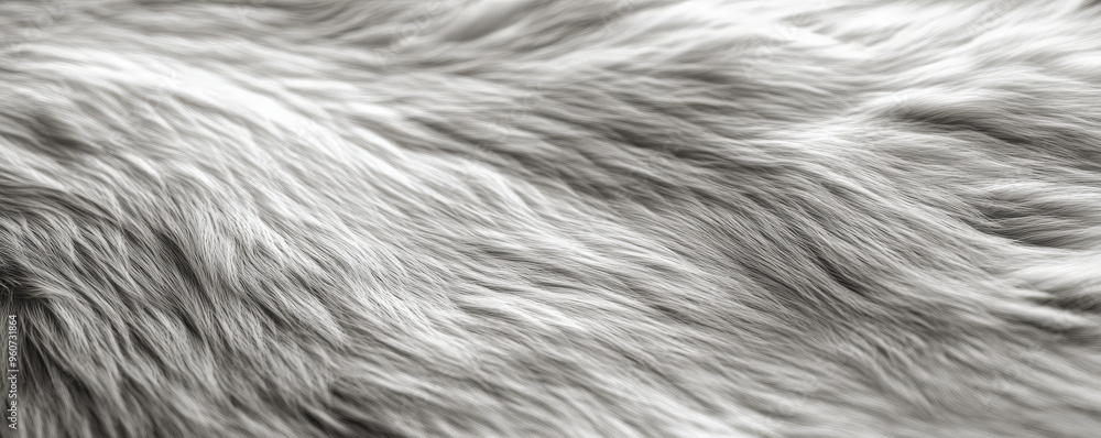 Poster a fur textured surface with fine, soft fur, gently flowing in one direction, creating a smooth appea