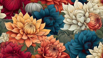 colorful flower wallpaper background