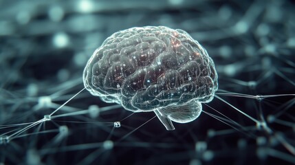 Digital Brain, Network, Connection, Concept