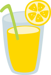 Summer Vector Orange Juice