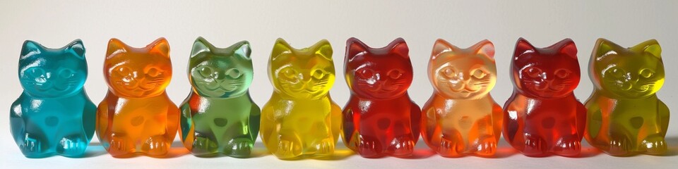 gelatin cats candy.