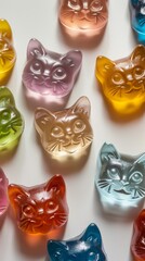 gelatin cats candy.