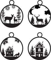 Vector Christmas Ornaments