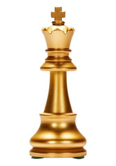 PNG A Gold Knight chess game on the white background