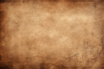 Naklejka premium Processed collage of ancient scroll sheet of brown aged paper texture. Background for banner