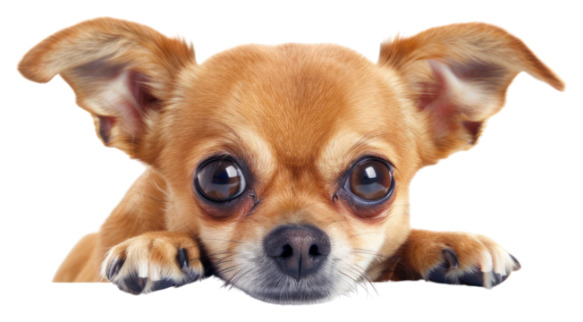 PNG A Chihuahua chihuahua on the white background