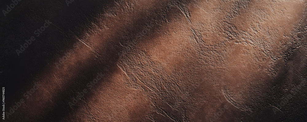 Wall mural a brown textured surface with a soft, matte finish, absorbing light to create a smooth, understated 
