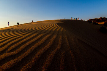 Patara sand dunes, located in Kaş district of Antalya, continue for 18 kilometers. The sand dunes, which constantly present different shapes and graphics with the effect of the wind, are worth watchin
