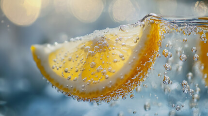 lemon in water