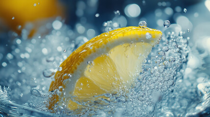 lemon in water