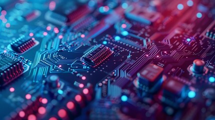 Obraz premium Digital Technology Generated by AI