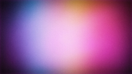 A vibrant abstract gradient blending shades of blue, purple, pink, and yellow with a soft grainy texture. Perfect for 4K wallpapers, banners, and colorful digital designs