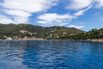 Fototapeta premium Summer off the coast of Corfu, Greece