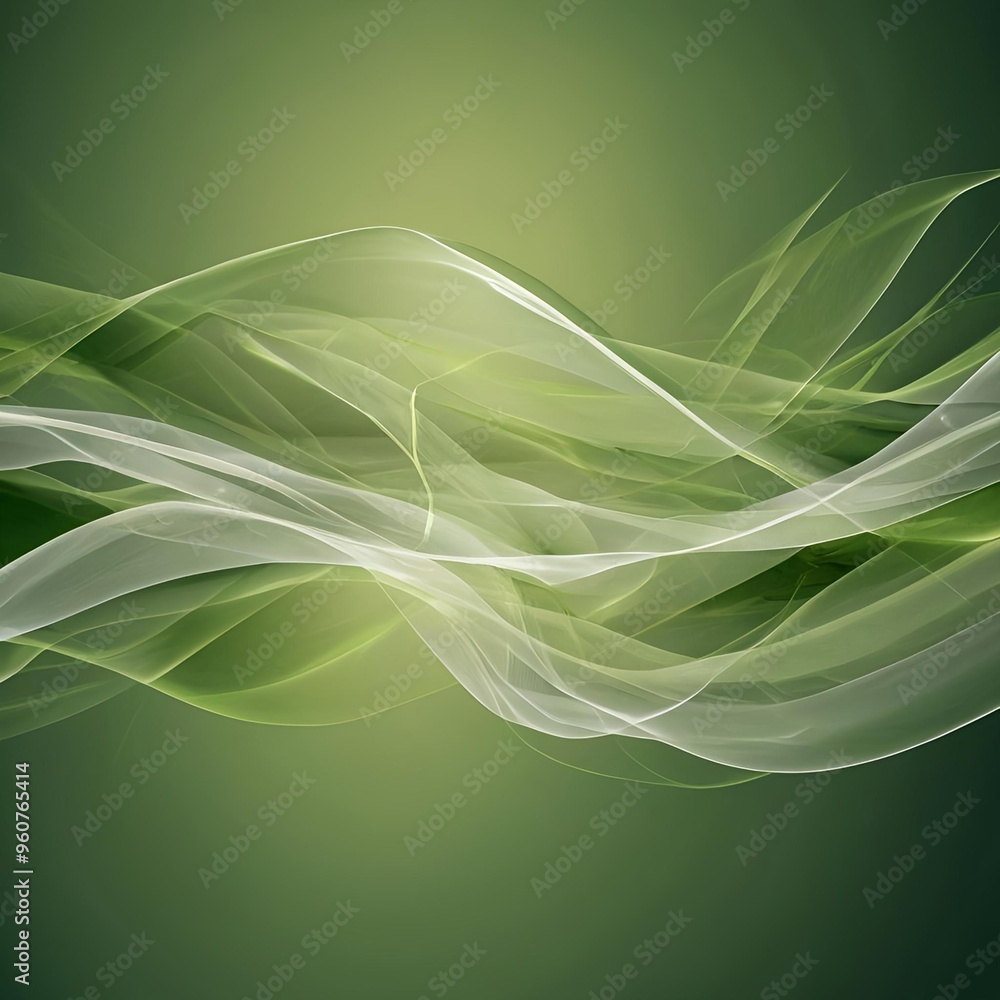 Wall mural green background