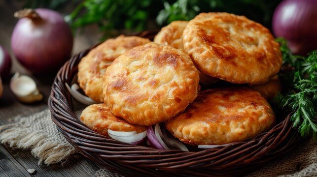 Tasty, fried patties.