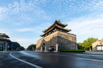 Obraz premium Ancient Architecture Landscape of Confucius Temple China in Qufu City, Shandong Province, China