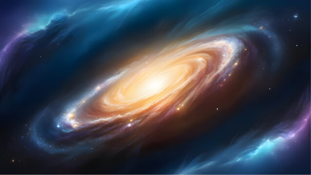 Outer space galaxy backround