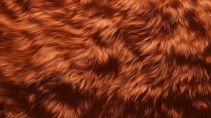 Naklejka premium An earthy and rustic seamless background showcasing the warm, fluffy texture of brown fur, offering a natural and inviting look perfect for outdoor-themed projects 