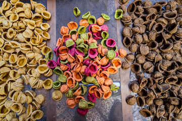 Orecchiette pasta in Bari, Italy