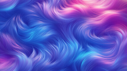 Fototapeta premium seamless background with fluffy fur, highlighted by a holographic iridescent gradient