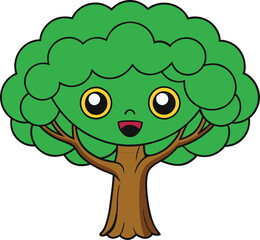 Tree  vector silhouette illustration art