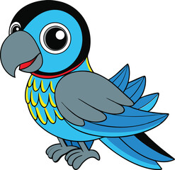 parrot vector silhouette illustration art