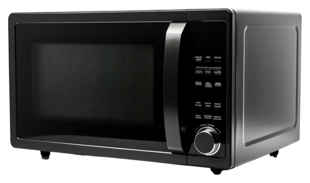 PNG Modern black microwave oven white background television technology.