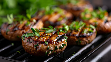 Grilled Portobello Mushrooms 