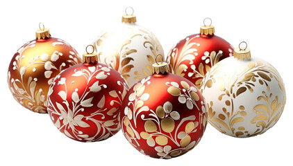 PNG Beautiful Christmas balls christmas celebration accessories.