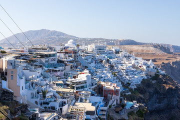 Santorini, Greece from above