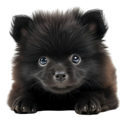 Obraz premium PNG Pomeranian dog mammal animal.