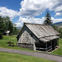 old wooden house