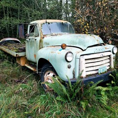 old rusty truck